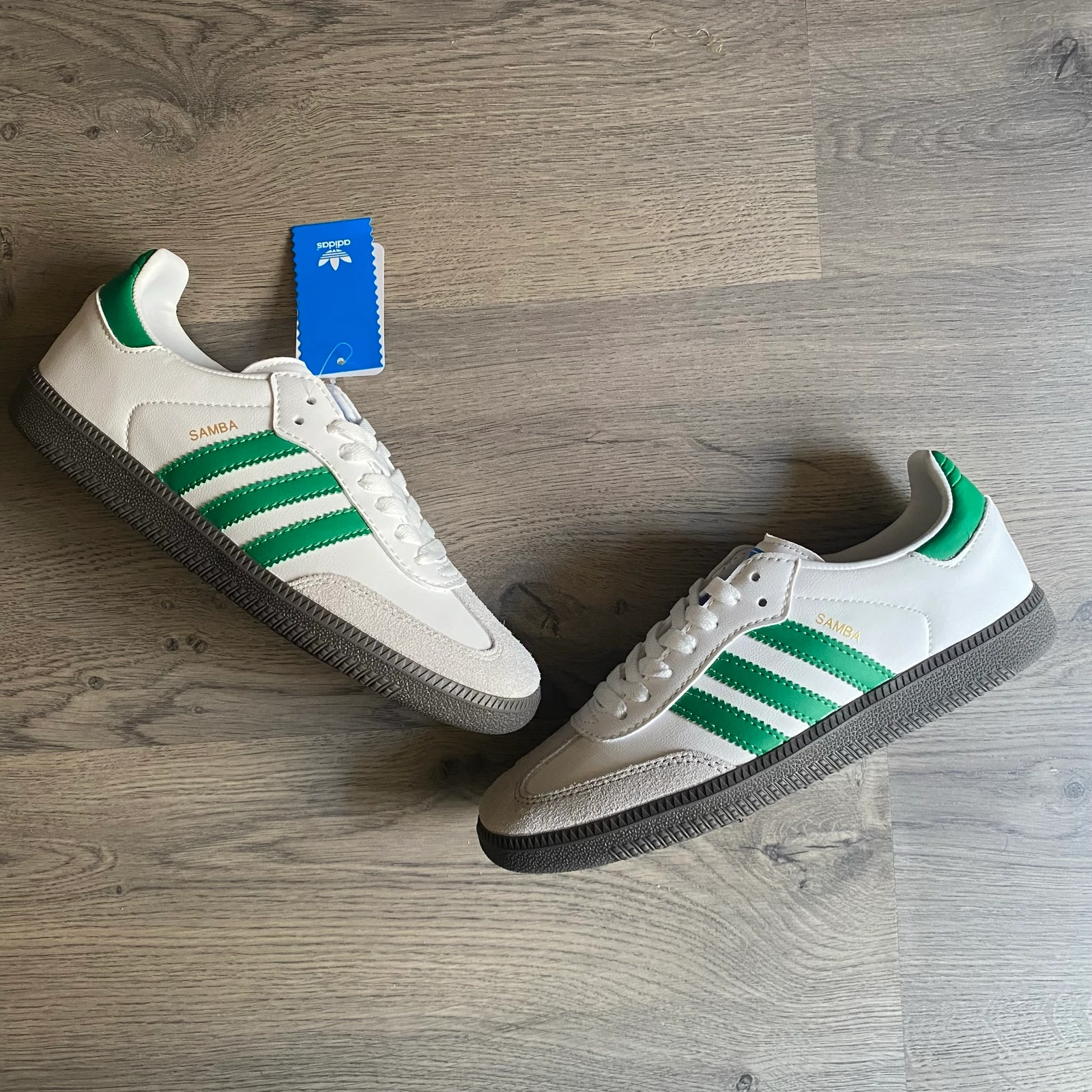 Adidas Samba OG Blancas Verdes | Size 39 | New | With Box – photo 3